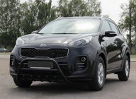 Kia Sportage 2015-2021 Parabullbar WT003 Nero Acciaio Inox foto 1