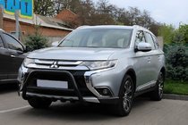Mitsubishi Outlander 2012-2021 Parabulloni WT003 Nero (Acciaio Inox) foto 3