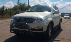 SsangYong Rexton I 2001-2017 Parabulloni WT004 Nero (Acciaio Inox) foto 2