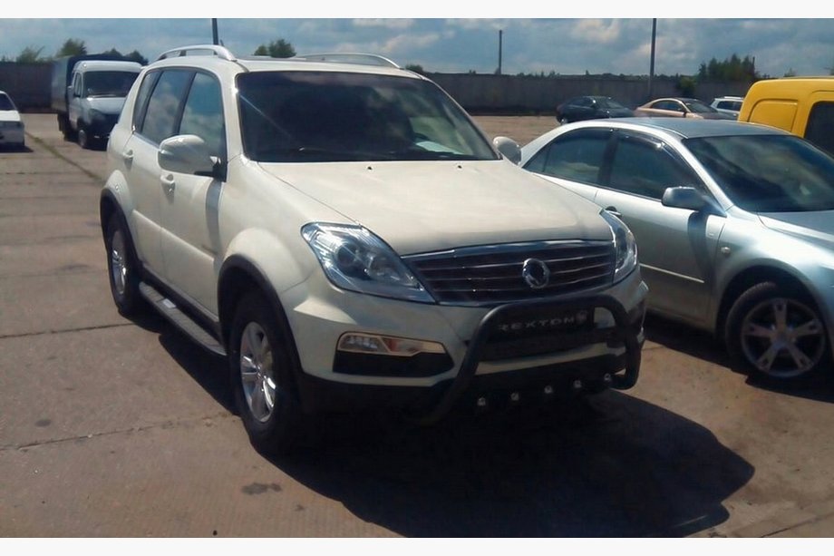 SsangYong Rexton I 2001-2017 Parabulloni WT004 Nero (Acciaio Inox) Foto 3