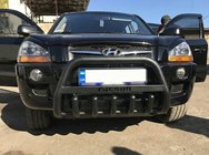 Hyundai Tucson JM 2004- Parabulloni WT004 Nero (Acciaio Inox) foto 2