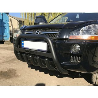 Parabulloni WT004 Nero (Acciaio Inox) Hyundai Tucson JM 2004- foto 1