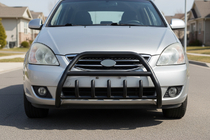 Kia Carens 1999-2012 Parabullbar WT003 Nero Acciaio Inox foto 1