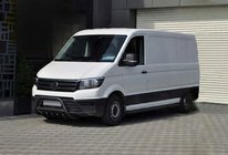 Volkswagen Crafter 2016- Parabullbar WT003 Nero Acciaio Inox foto 3