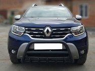 Dacia Duster 2018-2024 Parabullbar senza scritta WT003 Nero (acciaio inox) foto 3