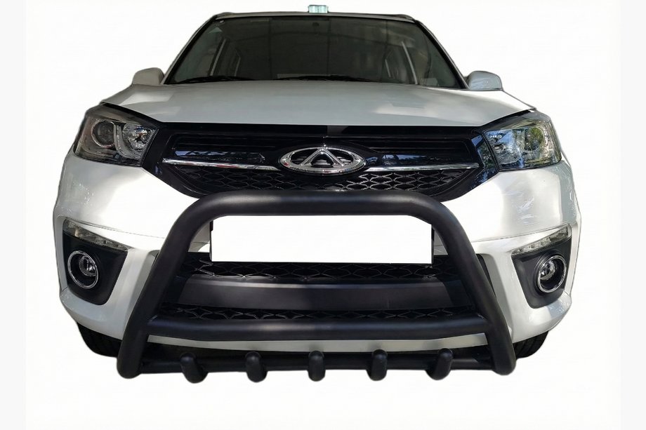 Chery Tiggo 3 2005- Parabullbar WT003 Nero Acciaio Inox Image