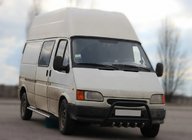 Ford Transit 1991-2000 Parabullbar WT003 Nero Acciaio Inox foto 4