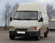 Ford Transit 1991-2000 Parabullbar WT003 Nero Acciaio Inox foto 1