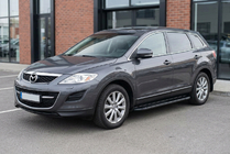 Mazda CX-9 2007-2016 Pedane Laterali Bosphorus Black (2 pz, Alluminio) foto 1