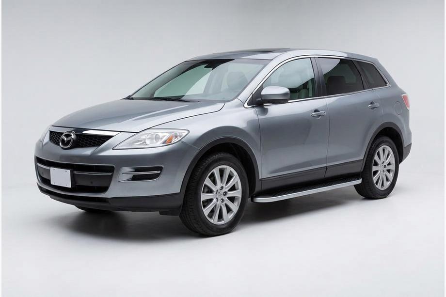 Mazda CX-9 2007-2016 Pedane Laterali Tayga Grey (2 pz, Alluminio) Image