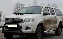 Toyota Hilux 2006-2015 Parabullbar WT003 Nero Acciaio Inox foto 3