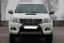 Toyota Hilux 2006-2015 Parabullbar WT003 Nero Acciaio Inox foto 1