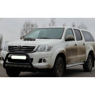 Parabullbar WT003 Nero Acciaio Inox Toyota Hilux 2006-2015 foto 3