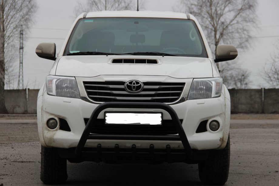 Toyota Hilux 2006-2015 Parabullbar WT003 Nero Acciaio Inox Image