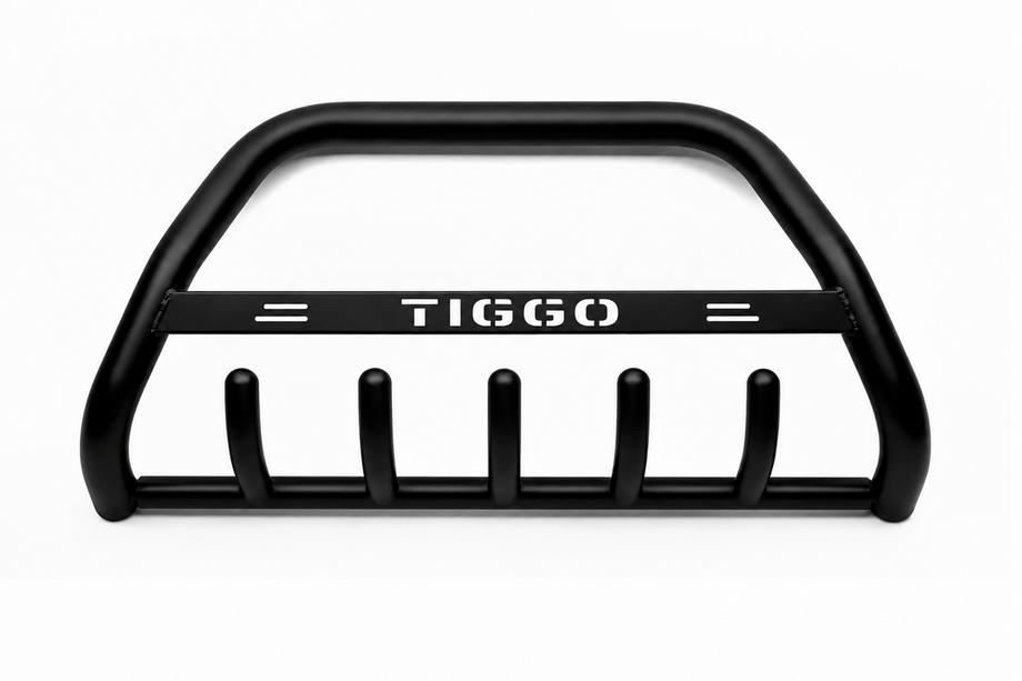Chery Tiggo 3 2005- Parabulloni WT004 Nero (Acciaio Inox) Image