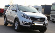 Kia Sportage 2010-2015 Parabulloni WT004 Nero (Acciaio Inox) foto 3