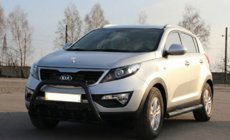 Kia Sportage 2010-2015 Parabulloni WT004 Nero (Acciaio Inox) foto 1