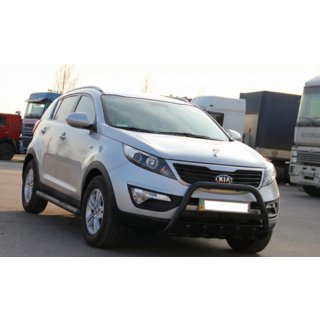Parabulloni WT004 Nero (Acciaio Inox) Kia Sportage 2010-2015 foto 3