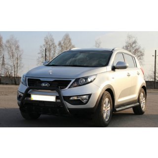 Parabulloni WT004 Nero (Acciaio Inox) Kia Sportage 2010-2015 foto 1