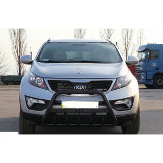 Parabulloni WT004 Nero (Acciaio Inox) Kia Sportage 2010-2015 foto 2