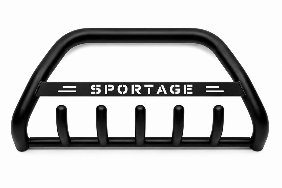 Kia Sportage 2015-2021 Parabulloni WT004 Nero (Acciaio Inox) Foto 1