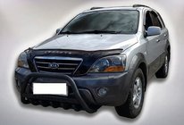 Kia Sorento I BL 2002-2009 Parabulloni WT004 Nero (Acciaio Inox) foto 3