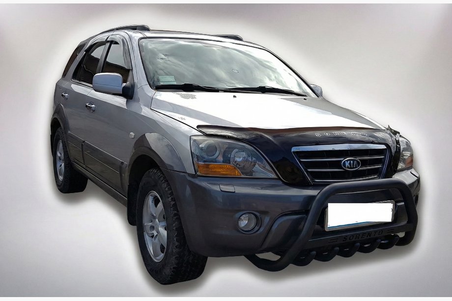 Kia Sorento I BL 2002-2009 Parabulloni WT004 Nero (Acciaio Inox) Image