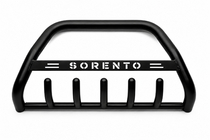 Kia Sorento III UM 2014-2020 Parabulloni WT004 Nero (Acciaio Inox) foto 1