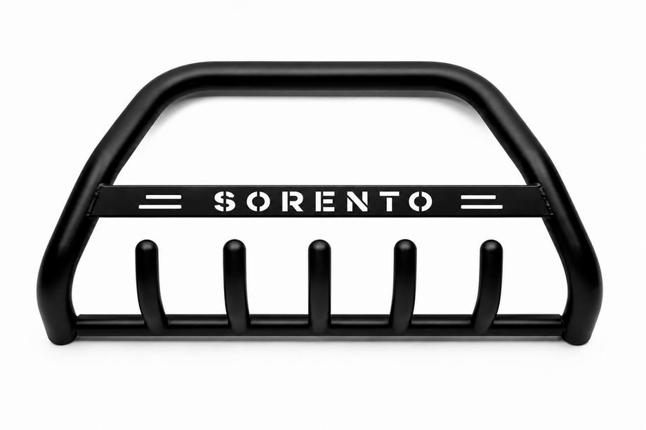 Kia Sorento III UM 2014-2020 Parabulloni WT004 Nero (Acciaio Inox) Image