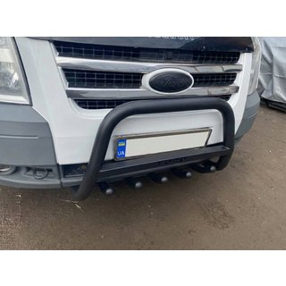 Parabulloni WT004 Nero (Acciaio Inox) Ford Transit 2000–2014 foto 2