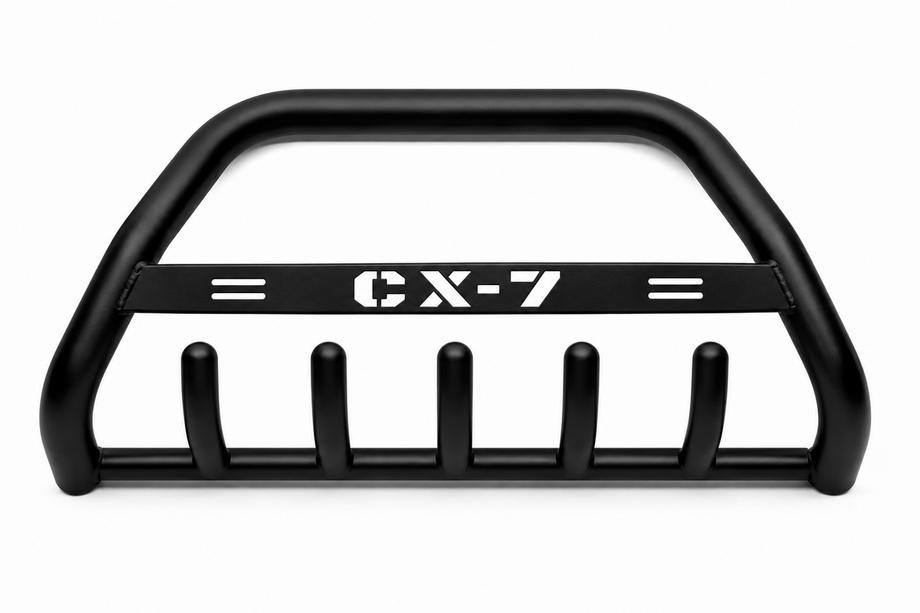 Mazda CX-7 2006-2012 Parabulloni WT004 Nero (Acciaio Inox) Image