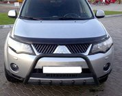 Mitsubishi Outlander 2006-2012 Parabulloni WT004 Nero (Acciaio Inox) foto 1