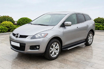 Mazda CX-7 2006-2012 Pedane Laterali Duru (2 pz, Alluminio) foto 1