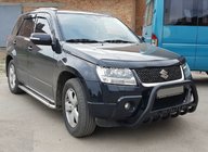Suzuki Grand Vitara 2005-2017 Parabulloni WT004 Nero (Acciaio Inox) foto 4