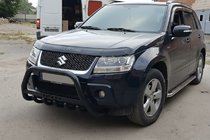 Suzuki Grand Vitara 2005-2017 Parabulloni WT004 Nero (Acciaio Inox) foto 5