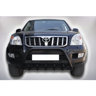 Parabulloni WT004 Nero (Acciaio Inox) Toyota Land Cruiser Prado 120 2002-2009 foto 1