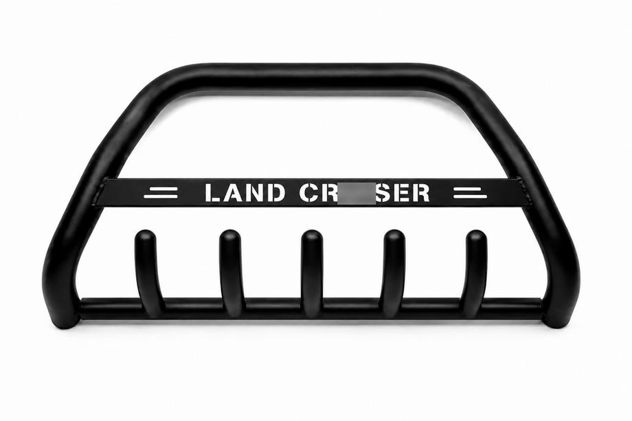 Toyota Land Cruiser 200 2007-2021 Parabulloni WT004 Nero (Acciaio Inox) Foto 1