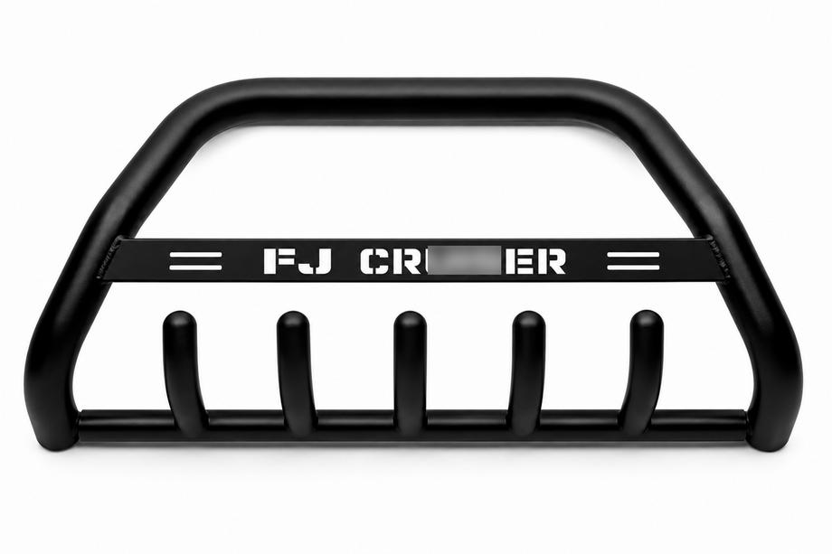 Toyota FJ Cruiser 2006-2022 Parabulloni WT004 Nero (Acciaio Inox) Foto 1