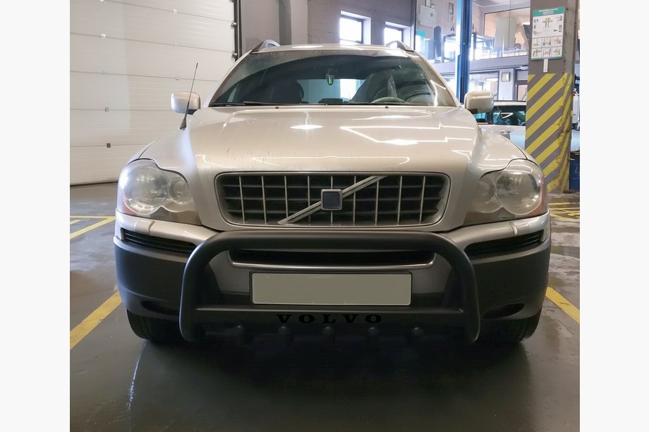 Volvo XC90 2002-2014 Parabulloni WT004 Nero (Acciaio Inox) Image