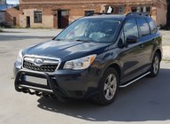 Subaru Forester 2013-2018 Parabullbar WT003 Nero Acciaio Inox foto 1