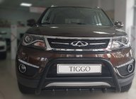 Chery Tiggo 5 2013- Parabullbar WT003 Nero Acciaio Inox foto 1