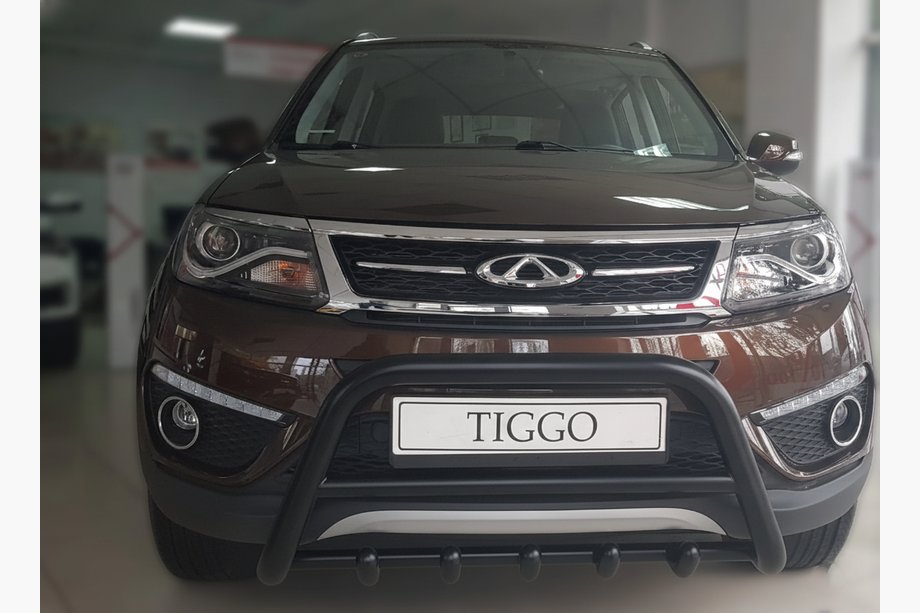Chery Tiggo 5 2013- Parabullbar WT003 Nero Acciaio Inox Image