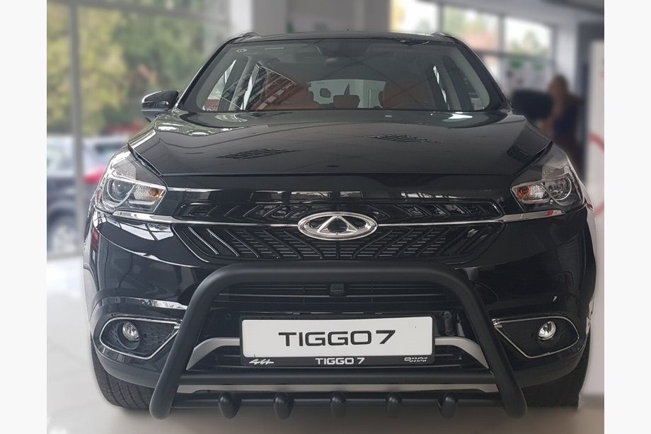Chery Tiggo 7 2016-2019 Parabullbar WT003 Nero Acciaio Inox Image