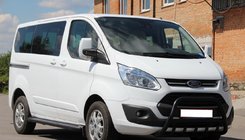 Ford Custom 2013-2022 Parabullbar WT003 Nero Acciaio Inox foto 4