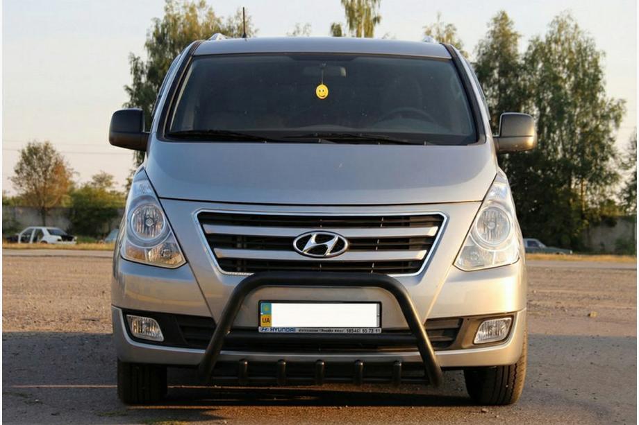 Hyundai H300, H1, Starex 2008-2020 Parabullbar WT003 Nero Acciaio Inox Foto 1