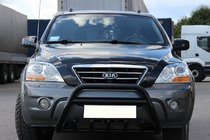 Kia Sorento I BL 2002-2009 Parabulloni WT003 Black-2 (Acciaio Inox) foto 3
