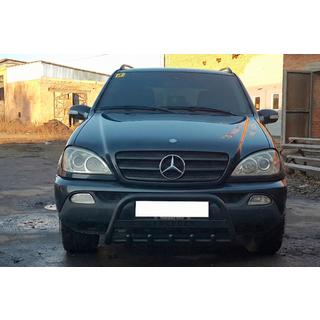Parabulloni WT004 Nero (Acciaio Inox) Mercedes ML W163 1997-2005 foto 2