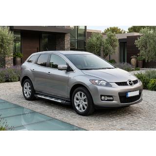 Pedane Laterali Sunrise (2 pz, Alluminio) Mazda CX-7 2006-2012 foto 1