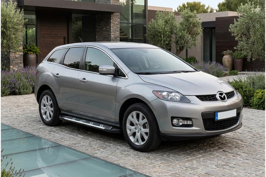 Mazda CX-7 2006-2012 Pedane Laterali Sunrise (2 pz, Alluminio) Image