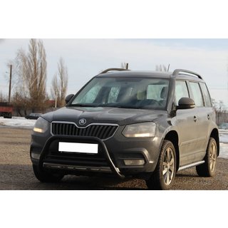 Parabullbar WT003 Nero Acciaio Inox Skoda Yeti 2009-2017 foto 4